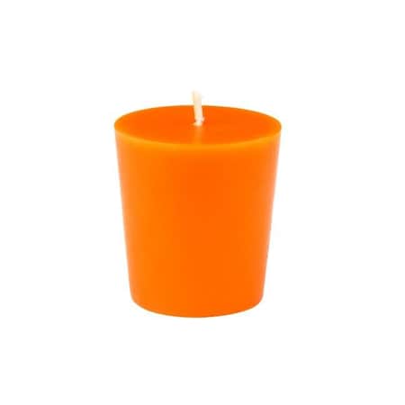 Jeco Jeco CVZ-009 Votive Candles; Orange - 12 Piece per Box CVZ-009